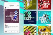 Football Instagram Post, a Social Media Template by temphall (Thumbnail 3 of 4)