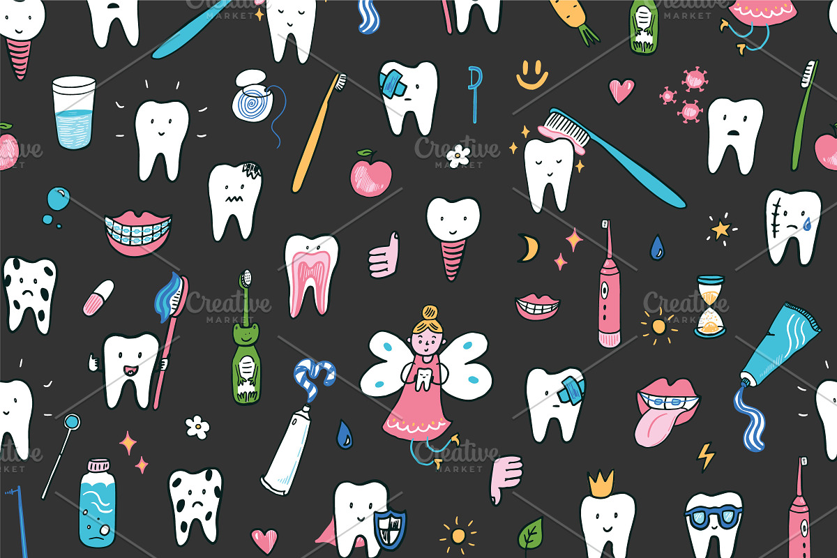 Tooth Care, a Healthcare Illustration by GooseFrol (Photo 5 of 7)