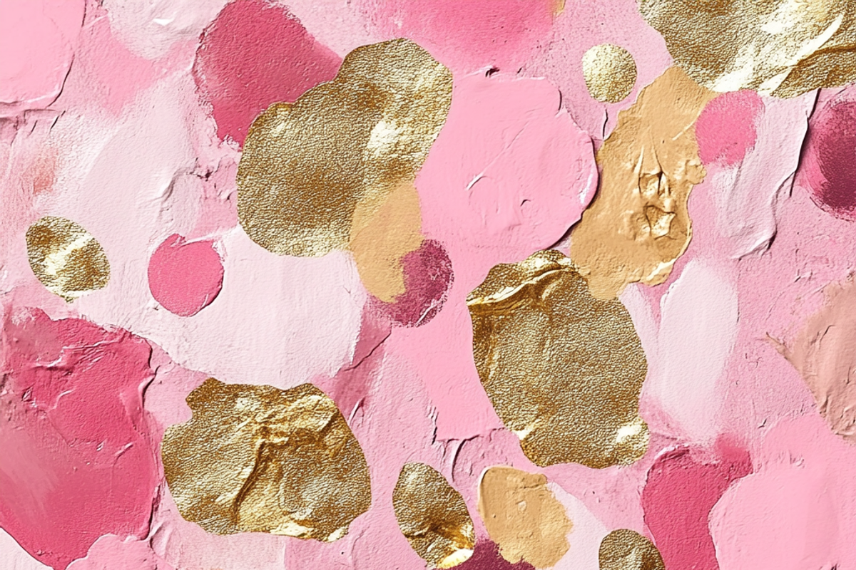 Blush & Gold Fusion, a Pattern Graphic by Printable Treasure (Photo 3 of 6)