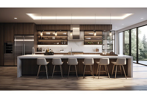 chic modern home background ai, an Industrial Photo by pikepicture
