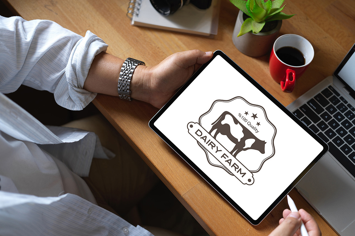 Dairy Farm Logo Design, a Branding & Logo Template by YUDesignStore (Photo 7 of 7)
