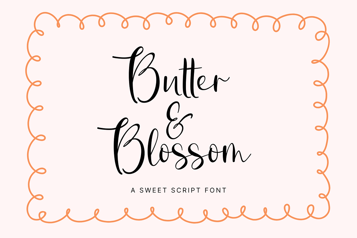 Butter and Blossom | Script Font, a Font by theinkaffair (Photo 1 of 8)