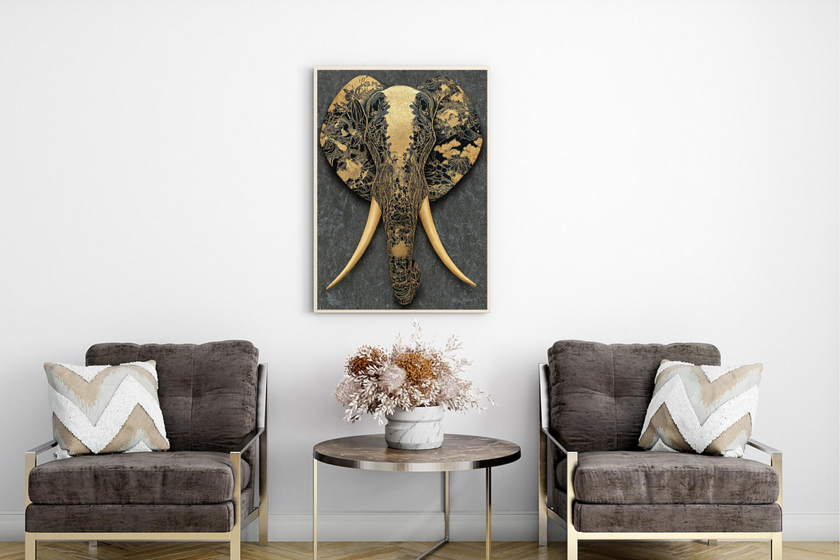 Ancient Africa G& B Wall Art Set, an Illustration by PrintablesByFranklyn (Photo 3 of 7)