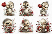 Whimsical Spring Animals Clipart, an Illustration by Craft Nest (Thumbnail 5 of 11)