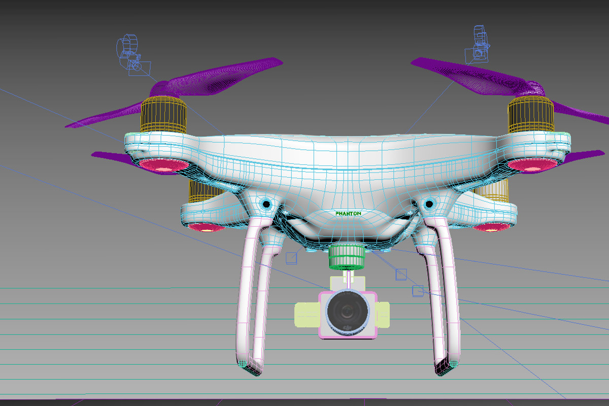dji phantom 4, a Cars & Vehicle 3D Model by arapps3d (Photo 7 of 16)