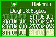 Status Quo font, a Sans Serif Font by weknow (Thumbnail 7 of 8)