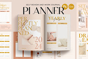 SALE 2024 Planner & Journal CANVA PS, a Magazine Template by Eviory (Thumbnail 1 of 27)