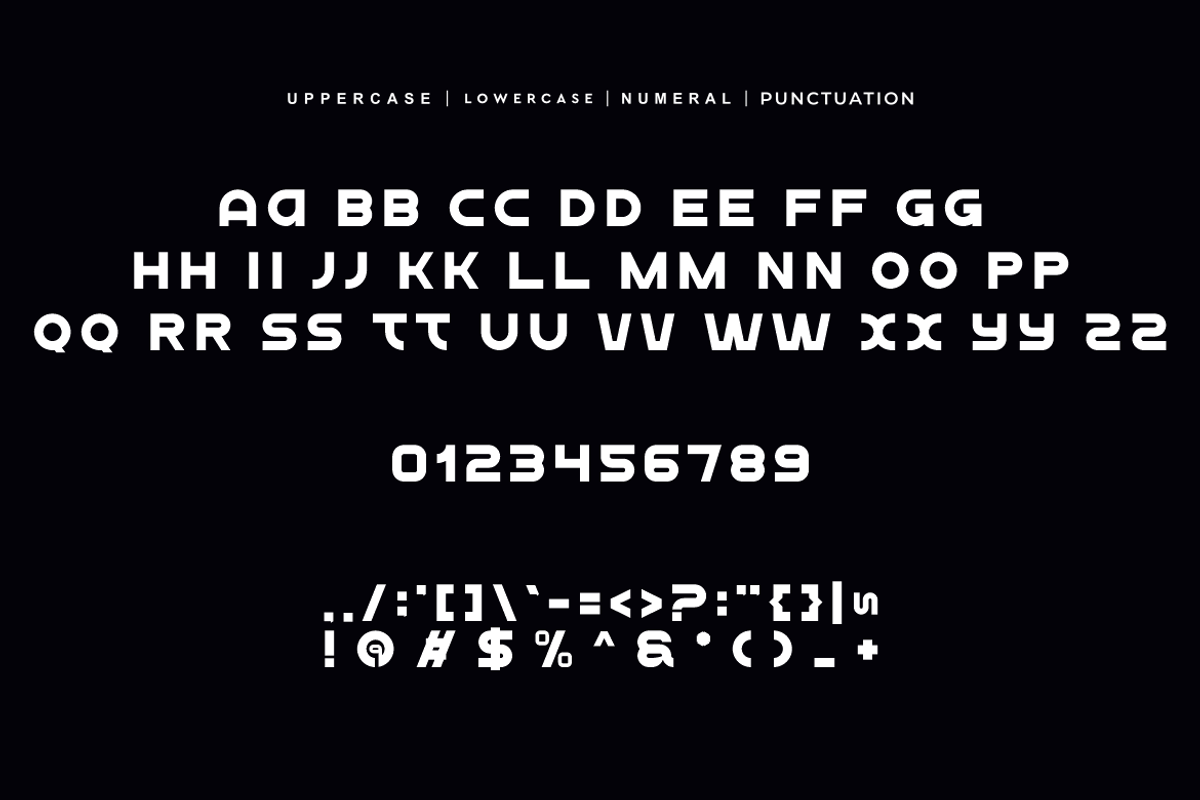 Ctooxid - Creative Logo Font, a Sans Serif Font by QR Design Studio (Photo 6 of 8)