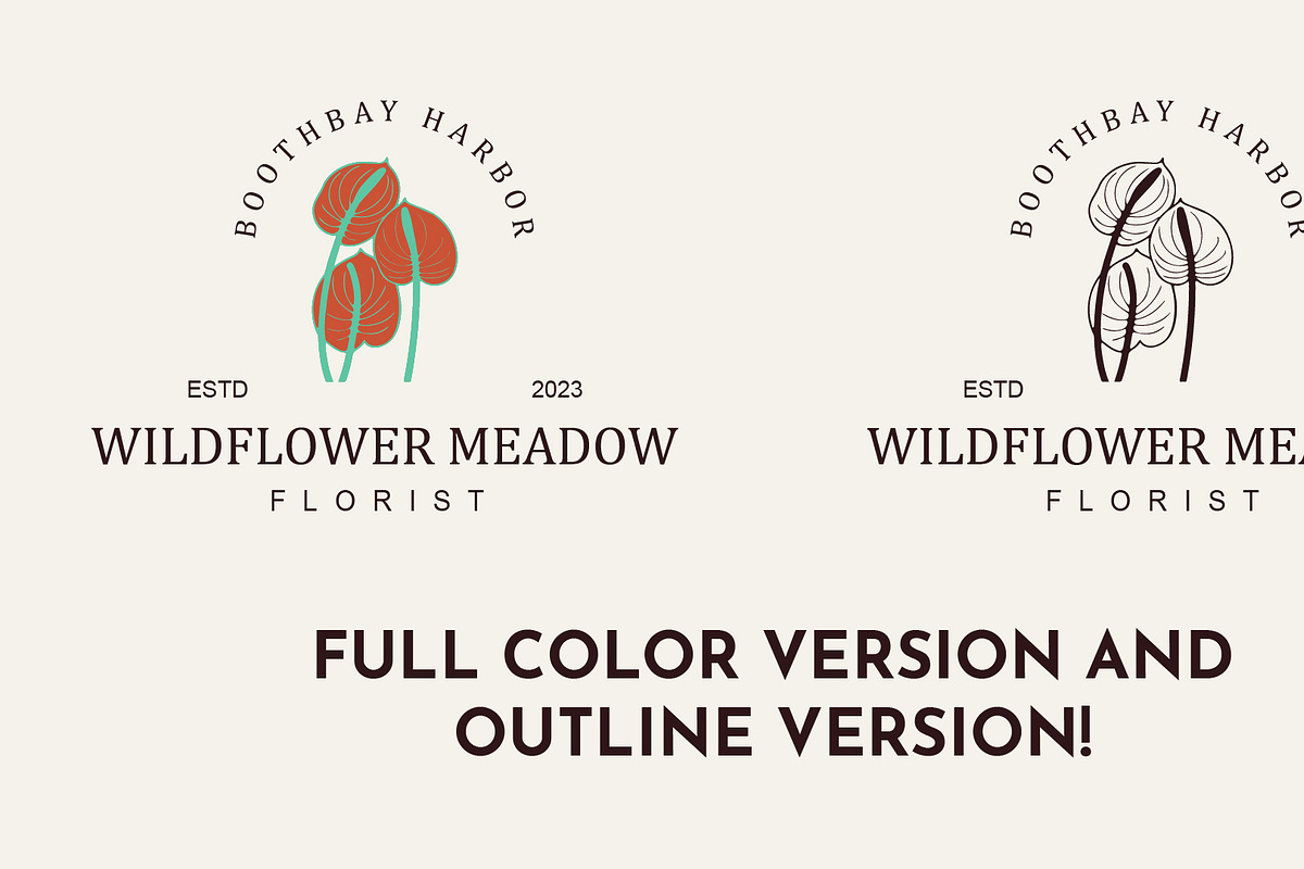 Anthurium Premade Canva Logo, a Branding & Logo Template by CactusGroveBranding (Photo 3 of 7)