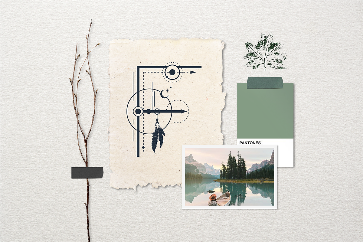 Totem. Mystical Font. Line Art Style, a Script Font by Cosmic Store (Photo 11 of 35)