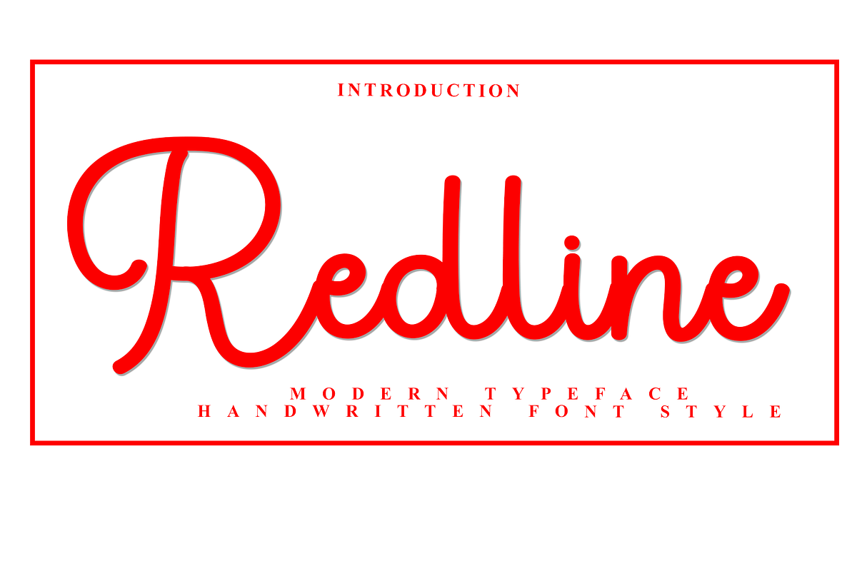 Redline, a Handwritten Font by InermediaSTUDIO (Photo 1 of 8)