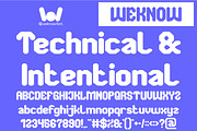 Unite Prime font, a Font by weknow (Thumbnail 3 of 8)