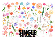 thick paint meadow flower bouquet, a Decorative Illustration by ana & yvy (Thumbnail 12 of 16)