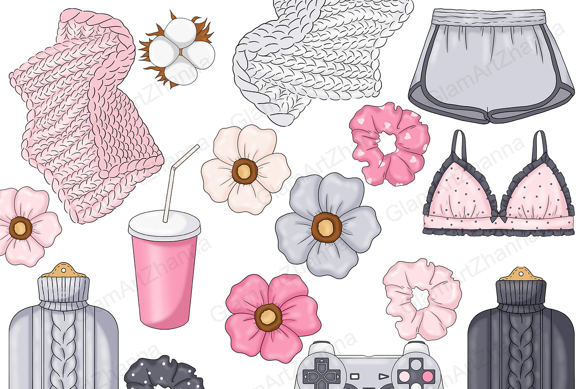 Weekend Clipart, an Illustration by GlamArtZhanna (Photo 5 of 5)