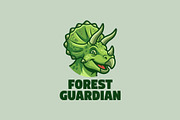 Forest Mascot Cartoon Logo, an Animal Illustration by Cekal_std (Thumbnail 3 of 3)