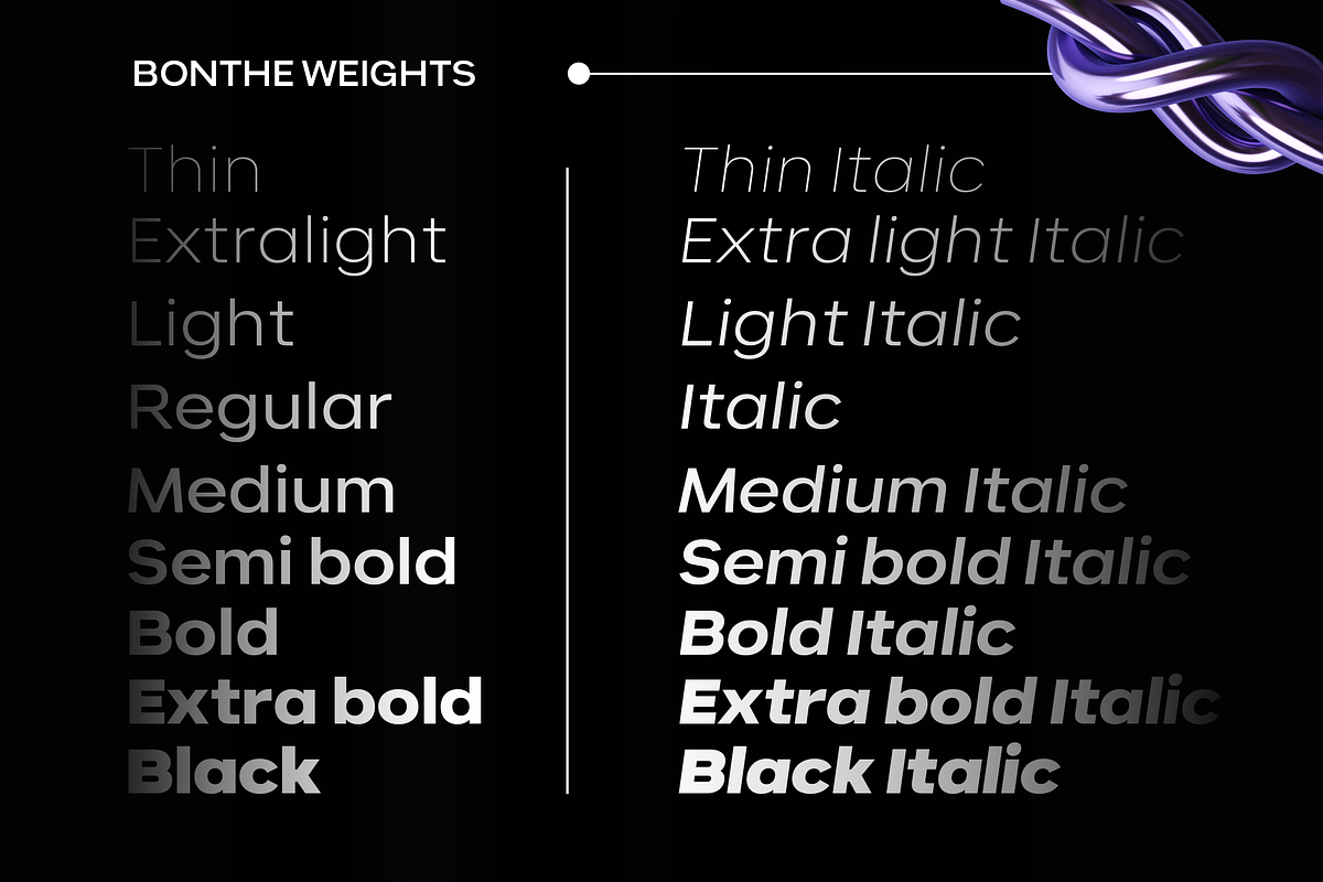 Bonthe - Geometric Sans Family, a Sans Serif Font by Dora Typefoundry (Photo 5 of 10)
