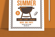 BBQ Summer, a Flyer Template by MightyDesign (Thumbnail 3 of 4)