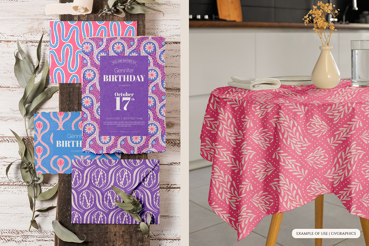 Felicity | Seamless Patterns, a Pattern Graphic by GVGraphics (Photo 19 of 20)