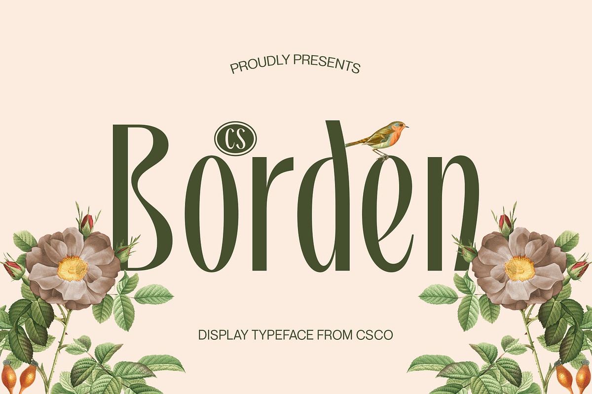 CS Borden – Elegant Font, a Sans Serif Font by Craft Supply Co. (Photo 1 of 8)
