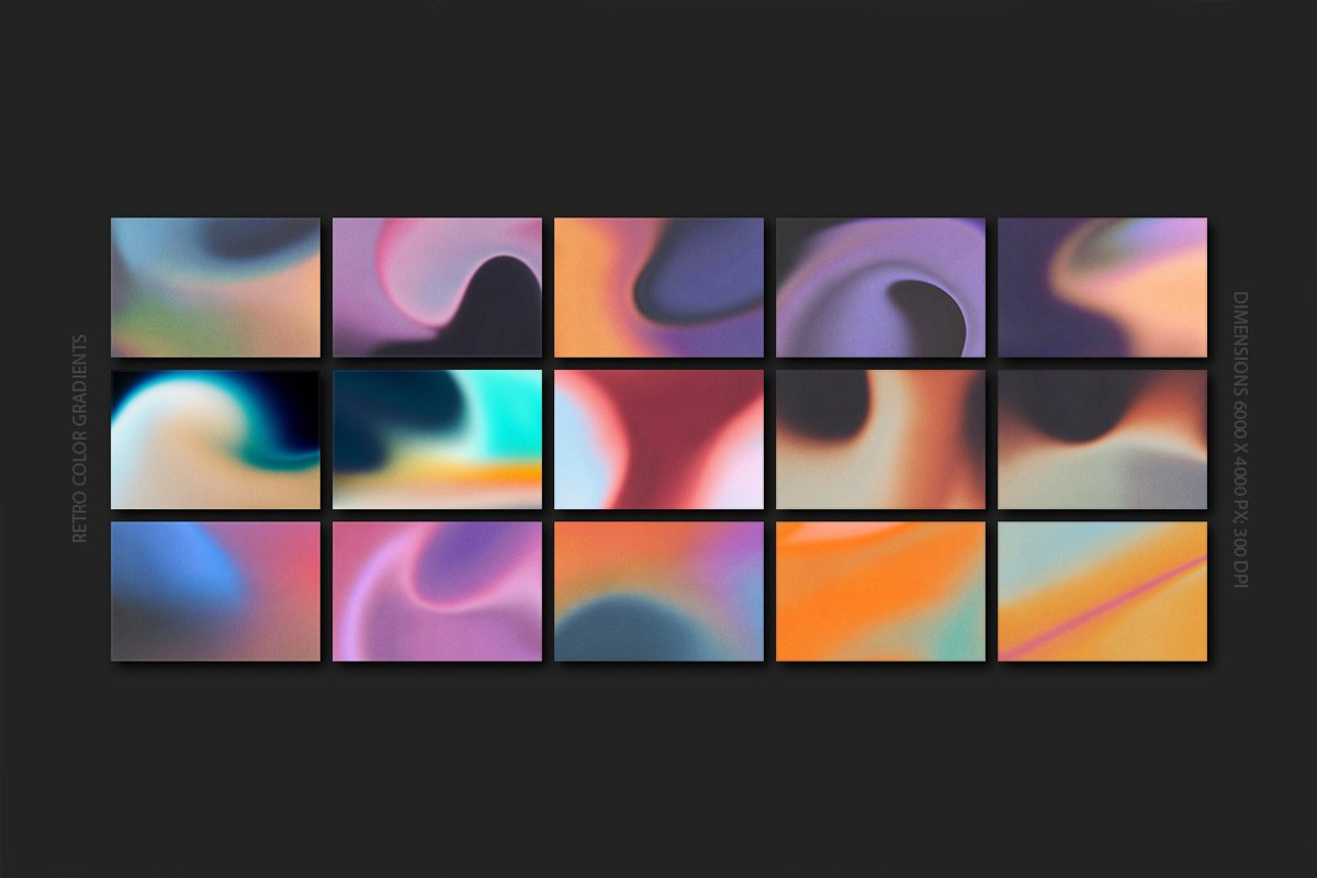 Durga — Abstract Gradient Textures, a Texture Graphic by Milka (Photo 5 of 9)