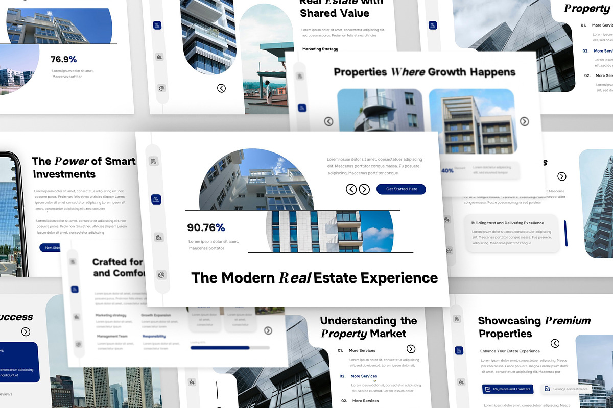Modern Real Estate PowerPoint, a Presentation Template by MtvtdArt (Photo 6 of 6)