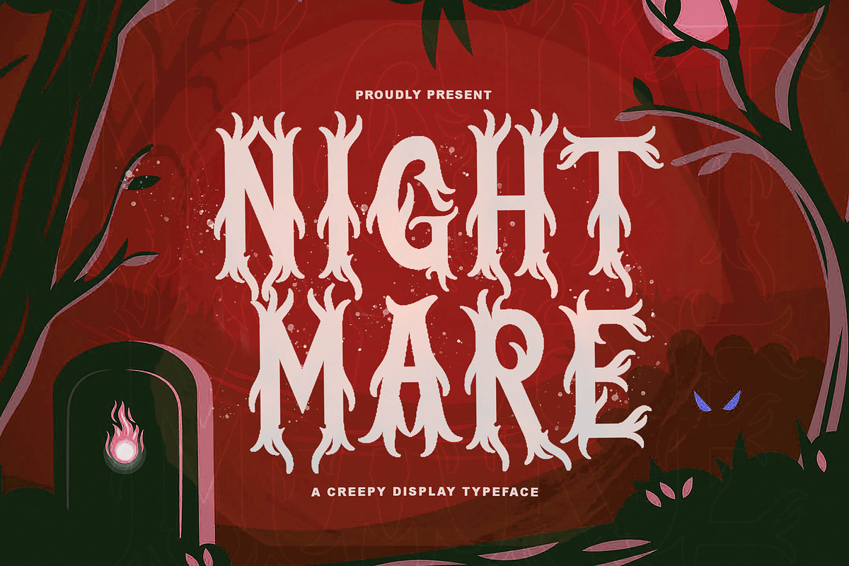 Nightmare - Horror Font, a Handwritten Font by StringLabs (Photo 1 of 9)