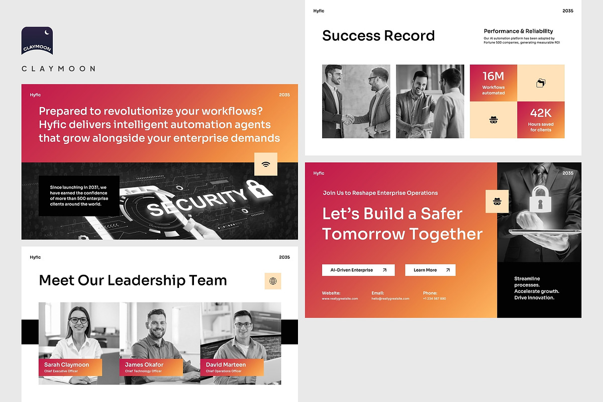 Data Privacy Solutions Pitch Deck, a Presentation Template by Claymoon Lab (Photo 7 of 7)