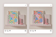 Interior frame mockup bundle PHOEBE, a Print Template by Bonumo (Thumbnail 5 of 15)