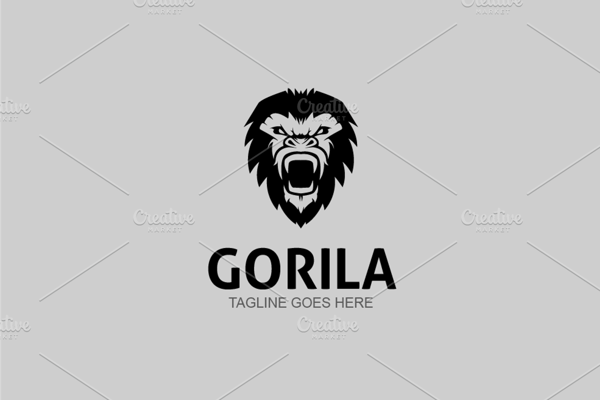 Gorilla Head, a Branding & Logo Template by Twelve.std (Photo 3 of 3)