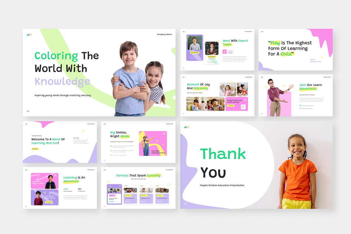 Playful Children Education PPT, a Presentation Template by Antstheme (Photo 2 of 2)