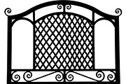 Decorative Iron Grill Scroll Panel, an Object Graphic by Creativeshirt (Thumbnail 3 of 18)