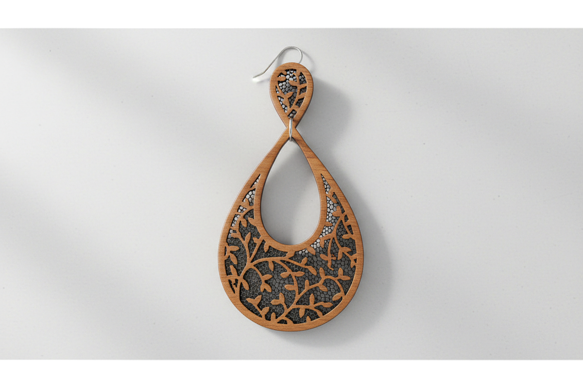 Decorative Earring SVG Pack, a Graphic by hafijul (Photo 7 of 11)