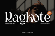 Ragkote - Modern Serif Font, a Serif Font by QR Design Studio (Thumbnail 1 of 11)