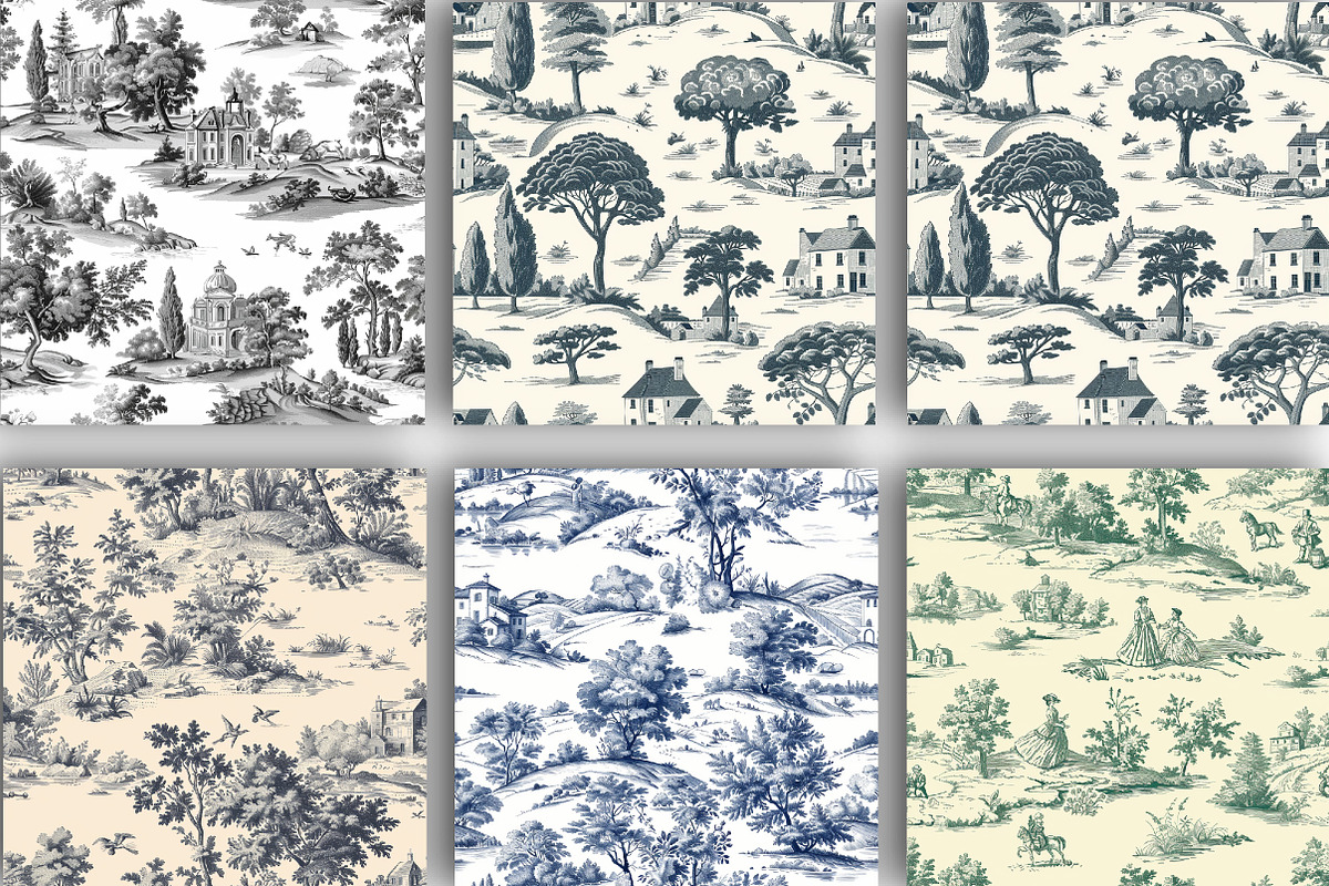 Classic Vintage Seamless Pattern, a Pattern Graphic by DreamCafeArt (Photo 2 of 5)