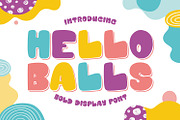Hello Balls - Bold Font, a Sans Serif Font by Good Java Studio (Thumbnail 1 of 8)