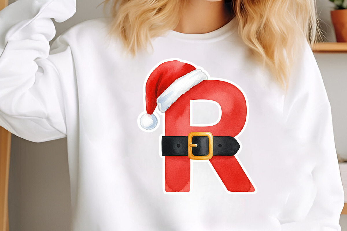 Winter Christmas Santa Alphabet PNG, an Illustration by SinaCreation (Photo 5 of 7)