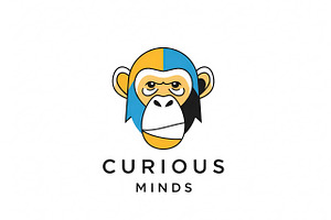 Curious Minds Monkey, a Branding & Logo Template by Logocreative