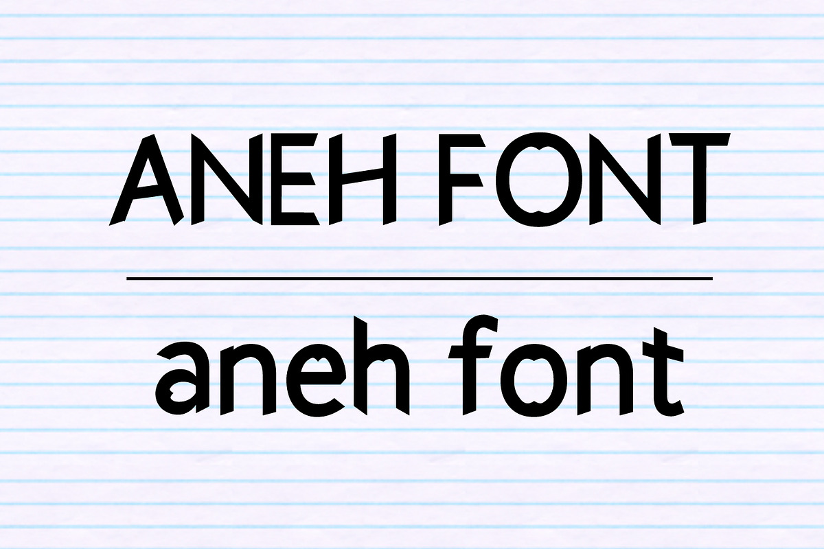 Aneh Font