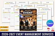 2026–2027 Event Management Planner, a Stationery Template by Designmela01 (Thumbnail 1 of 10)