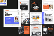 Newsroom Social Media Pack, a Social Media Template by Vynetta (Thumbnail 3 of 11)