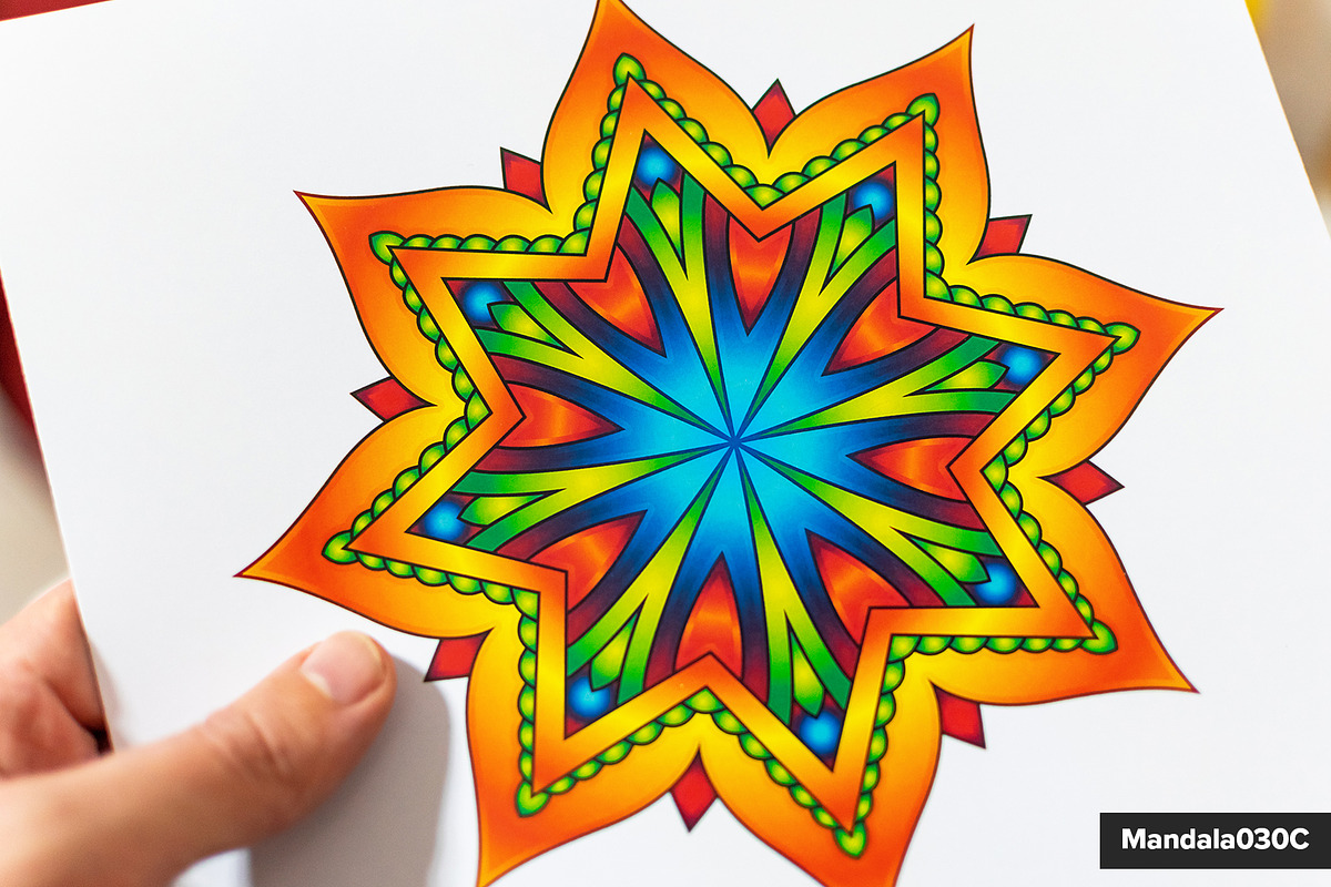 Mandala Vector Ornaments Bundle, a Decorative Illustration by pixaroma (Photo 20 of 43)