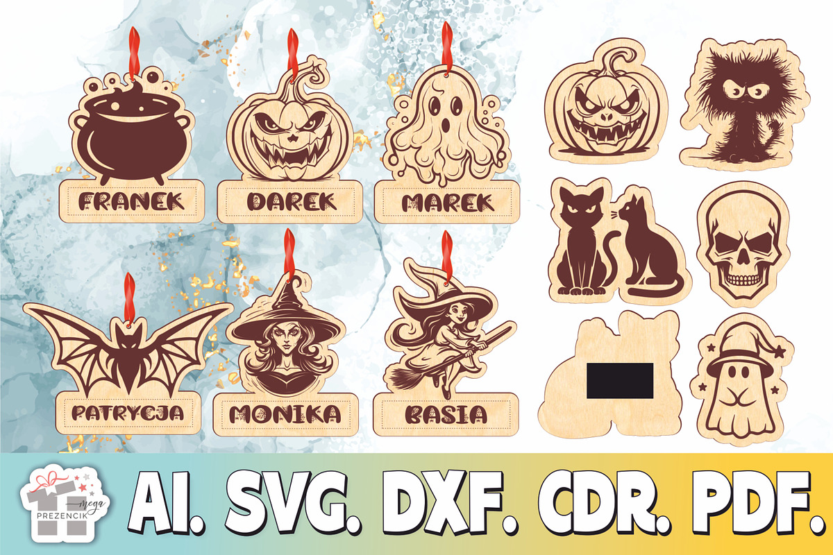 Halloween SVG Vector Graphics Set, an Object Graphic by MegaPrezencik (Photo 1 of 6)