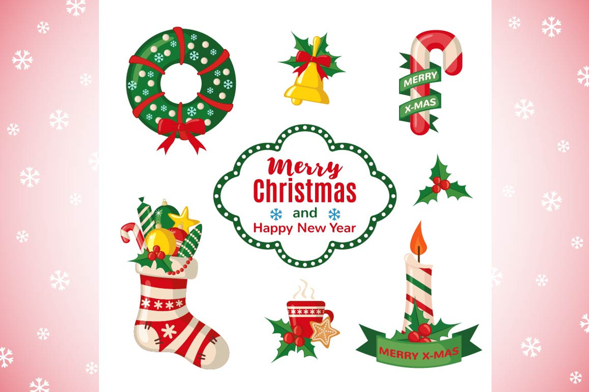 Christmas set, an Object Graphic by MalniArt