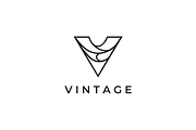 Vintage Letter V logo design, a Branding & Logo Template by yopie (Thumbnail 4 of 4)