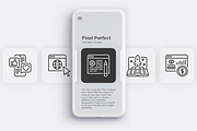 Digital Marketing Pixel Perfect Icon, an Outline Icon by Alex Blogoodf (Thumbnail 3 of 10)