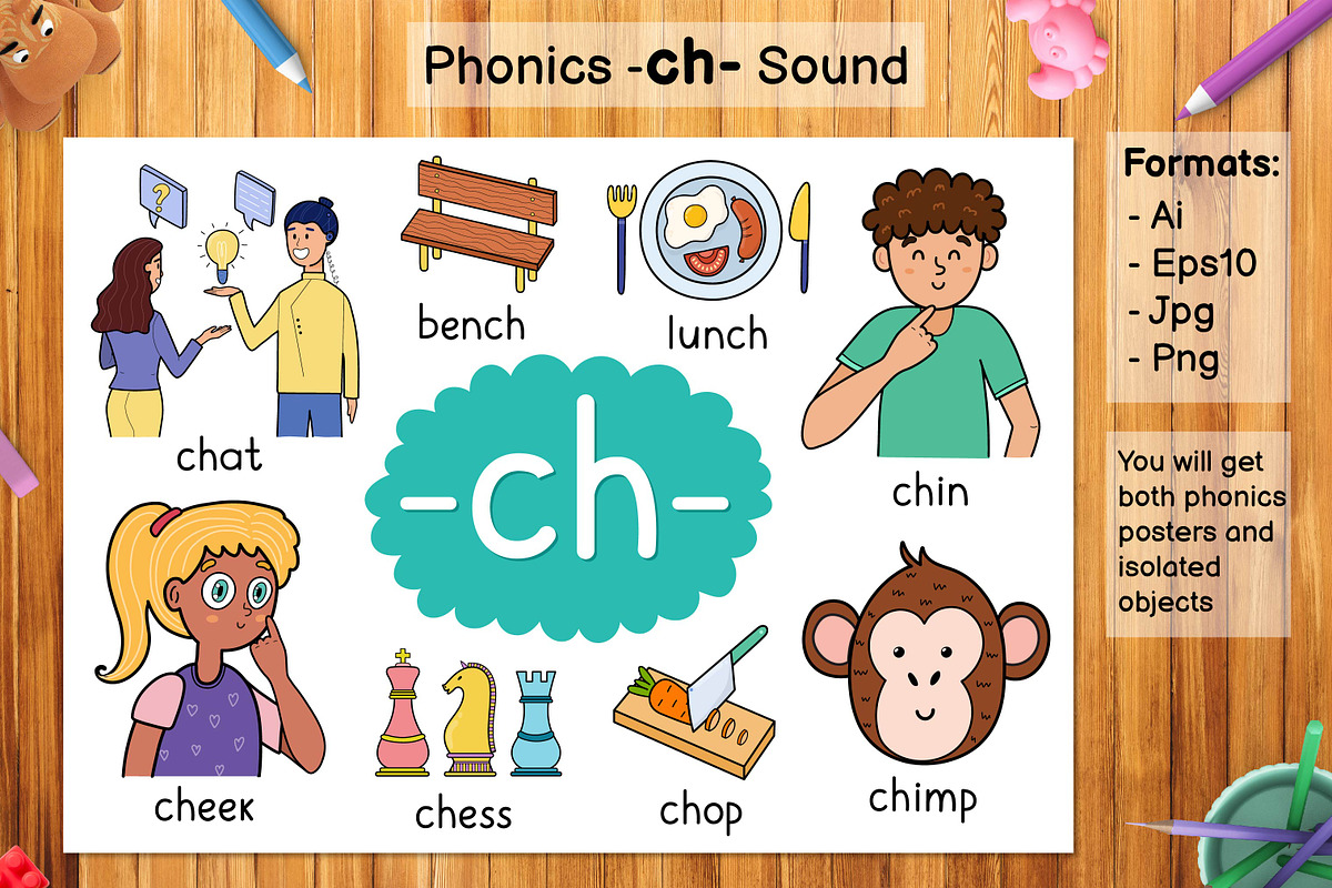 Phonics Objects Collection, an Education Illustration by Gulnara Sabirova (Photo 5 of 26)