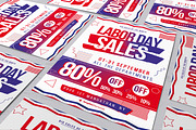 Labor Day Sale Flyer + Ad Banner Se, a Flyer Template by GraphicDiamonds (Thumbnail 3 of 7)