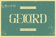 Gecord, a Serif Font by Rishsketch (Thumbnail 1 of 13)