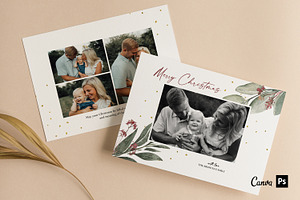 Christmas Card Template CD344