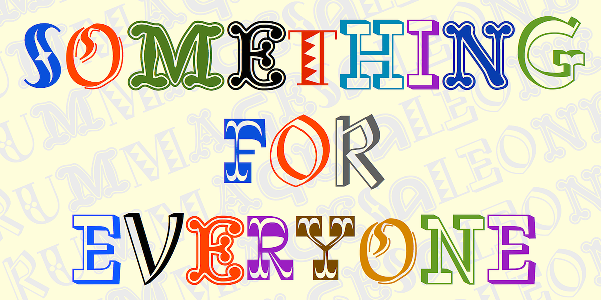 Rummage Sale, a Font by Ingrimayne Type (Photo 1 of 7)